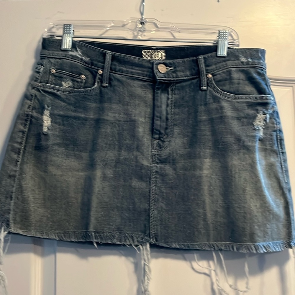 Mother Denim mini Jean skirt size 28